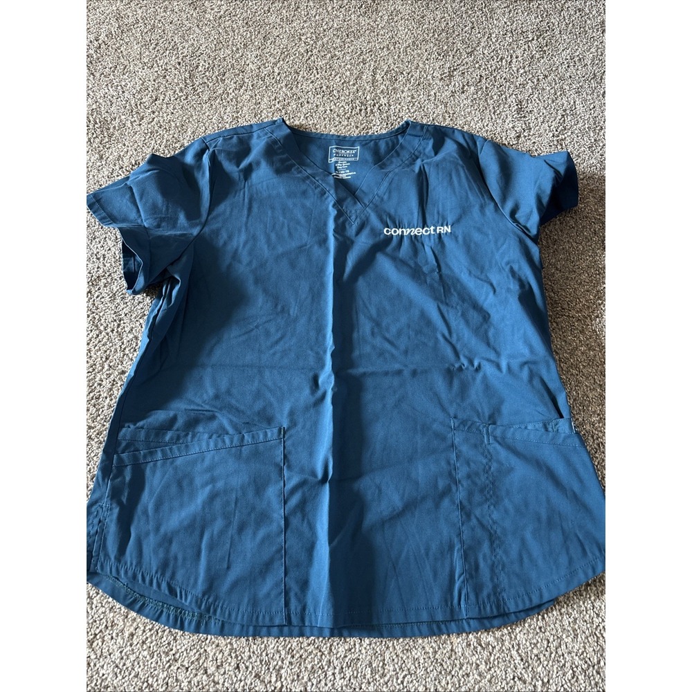 Cherokee Workwear Originals Women's‎ V-Neck Scrub Top Size XL